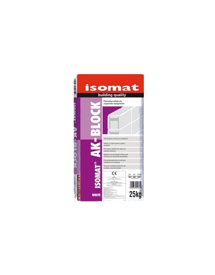 ISOMAT AK-BLOCK ΛΕΥΚΗ 25KG