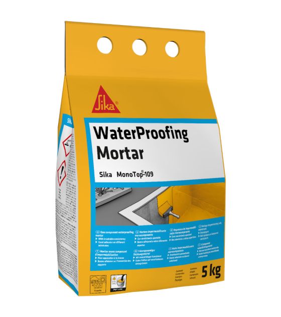 SIKA MONOTOP-109 WATERPROOFING (ΣΤΕΓΑΝΟΠΟΙΗΤΙΚΟ) 5KG